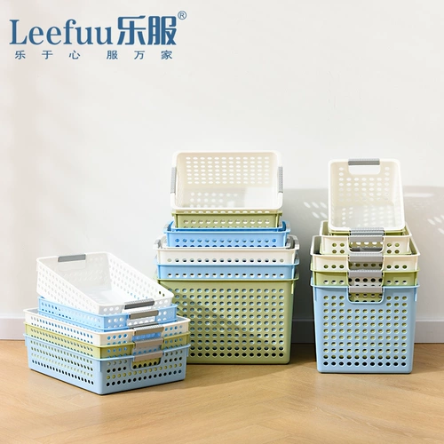 Пластиковая корзина для хранения, настольная система хранения, коробочка для хранения, прямоугольная коробка для хранения, игрушка для детского сада