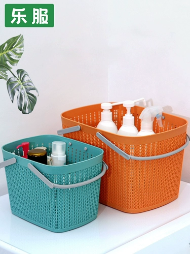 Настольная пластиковая большая портативная корзина для хранения для ванны