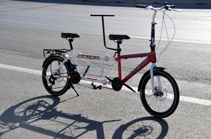 Купить Складной велосипед тандем с тормозной системой для влюбленных с ...