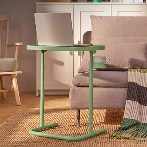 IKEA宜家BJORKASEN比约高森桌子电脑桌床边桌笔记本支架学习桌