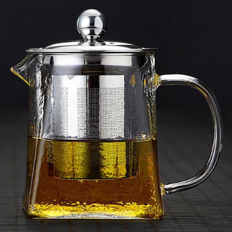 玻璃茶壶单壶功夫泡茶壶煮茶家用耐高温过滤花茶壶小红茶茶具套装