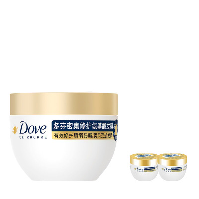 【官方直营】多芬氨基酸小金碗发膜护发素一分钟柔顺修护260g