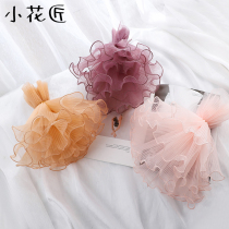 Little gardener pleated spray yarn net Flower packaging mesh black yarn Korean floral DIY handmade florist yarn curtain