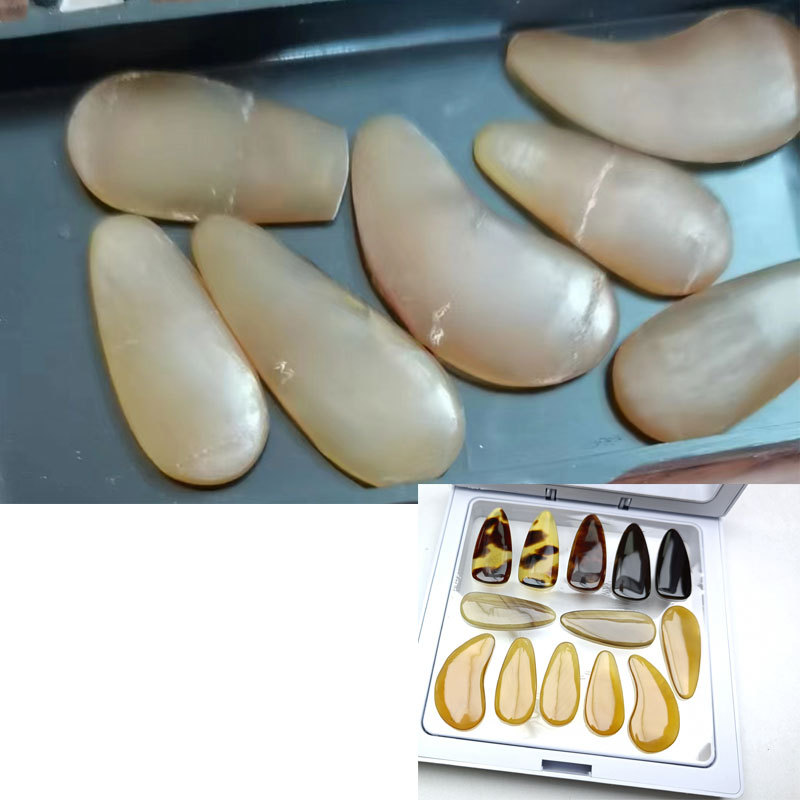 Professional Guzheng Nail Repair, Polishing, Resizing, Single Purchase, Waxing, Tortoise Shell Color, Made According to Requirements