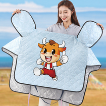 Electric car windshield is summer battery car sunscreen tram sunshade electric motorcycle windshield summer thin