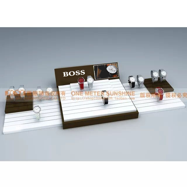 Watches Show Rack Props trays Baking Lacquer Watches counter Counter Props Cassetto Display Rack Swing Watches WATCH SEAT SUIT