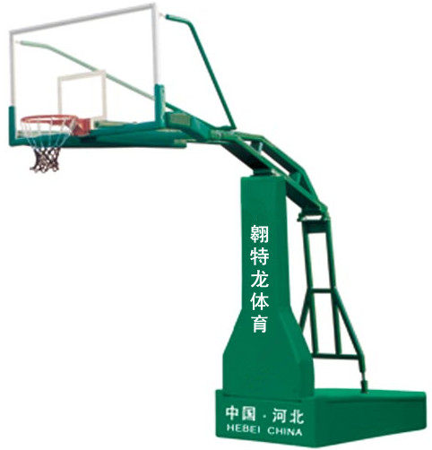 Mobile imitation hydraulic basketball rack Outdoor indoor tempered glass rebound high bounce basket frame rack basketball ball frame