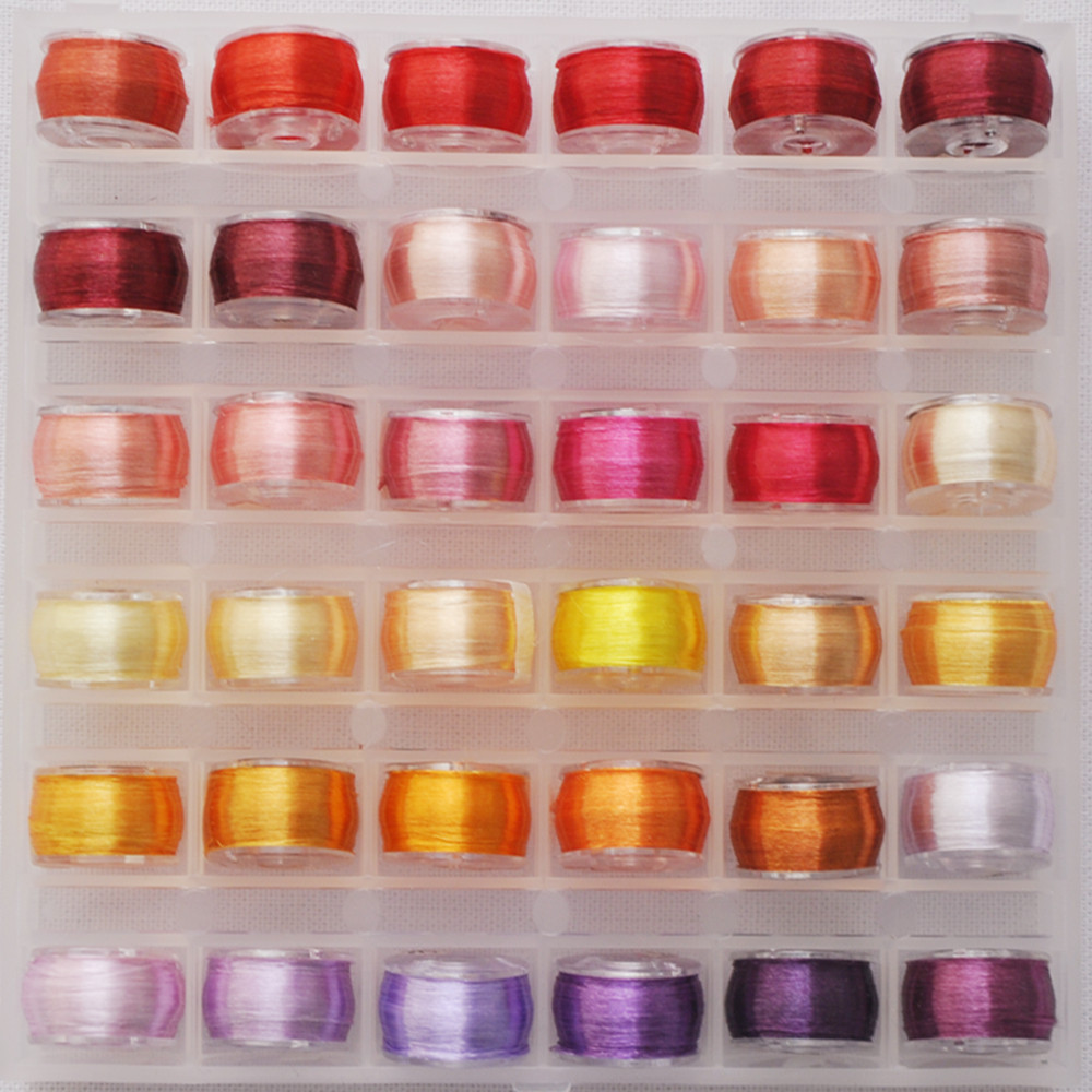 Tangles Ice Silk Thread Bright Suede Line Pieces Single Stock Mercerized Bright Suede Wire Hairpin Thread 80 Color Optional