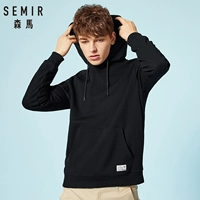 Semir, осенняя черная спортивная толстовка с капюшоном, шапка, балахон, коллекция 2021