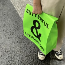 chic brief about high street trendy paper bag sub letters logo big name creative gift items hand bag swing shooting props