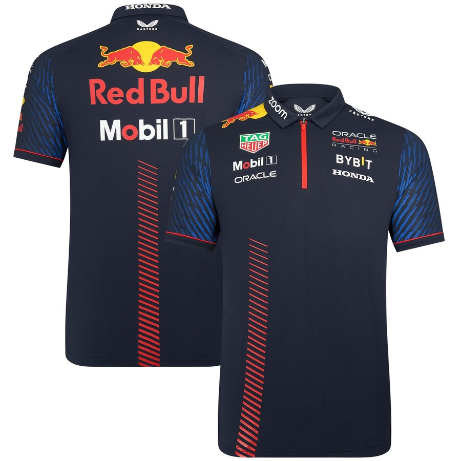 2023F1 new Red Bull Racing Suit Racing Team Edition Racing Team Polo Round Collar Jersey Male Summer Speed Dry Customizable-Taobao