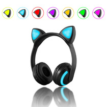 Cat ears cute boys and girls universal wireless headset music game anime folding headset Bluetooth 5 0 ears