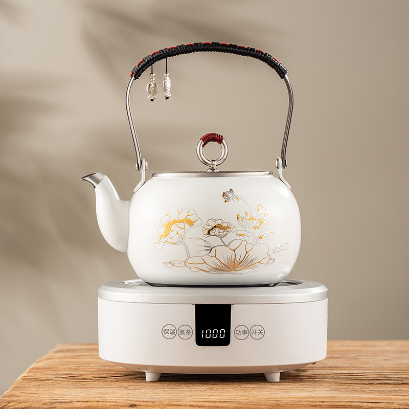 Creat 316 stainless steel pot induction cookers special boiling kettle Home electric stove cooking teapot set upscale tea set