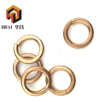 Brass elastic cushion opening spring gasket red copper spring gasket Hushi M3M4M5M6M8M10M12M14M16M18