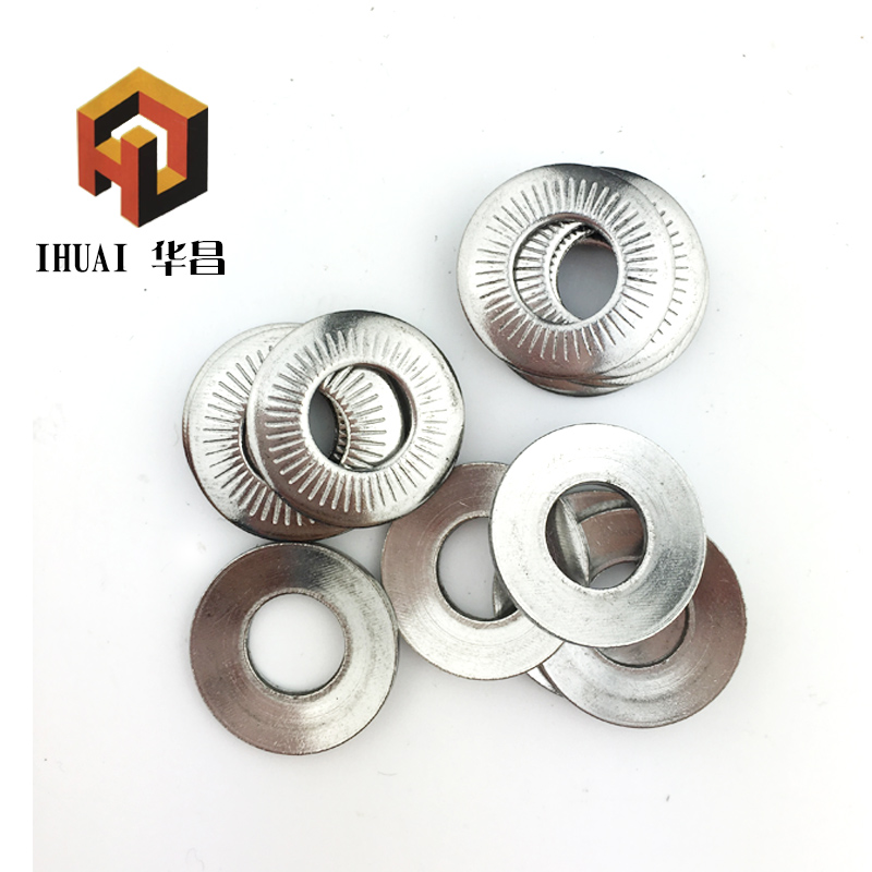 304 stainless steel single-sided butterfly saddle shaped flower tooth gasket with toothed anti-slip sheet M5M6M8M10M12