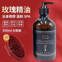 Rose massage essential oil erotic spa essential oil open back scraping shoulder and neck couples push back whole body through the meridian massage oil