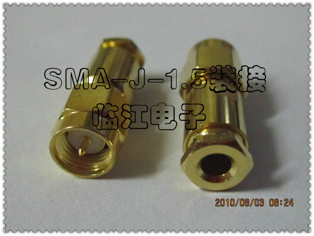 SMA-J-1 5 LOADING SMA HIGH FREQUENCY FULL GOLD PLATED -1 5 FED WIRE SMA MALE -1 5 Connector