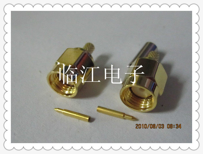 SMA-C-J-1 5 SMA HF full gilded pick up 1 5 feeder SMA public 1 5 connector