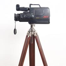 90s old-fashioned camera VHS M7 camera solid wood tripod movie props decoration ornaments 8 items