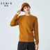 Áo len Senma nam 2019 mùa thu mới phiên bản Hàn Quốc của áo len cổ tròn xoắn áo len ấm áp quần áo nam đáy quần thủy triều - Hàng dệt kim áo len nam hàn quốc Hàng dệt kim