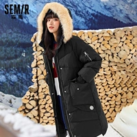 Semir, черный пуховик, демисезонная куртка, 2020 года