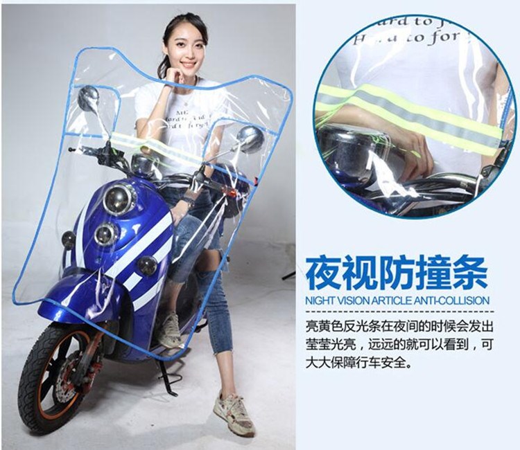 Xe máy điện phía trước kính chắn gió mưa trong suốt kính chắn gió đạp xe phụ nữ dày xà cạp bốn mùa phổ quát 	kính chắn gió xe máy sh