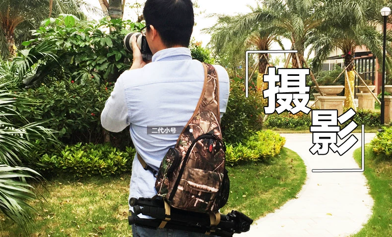 Mini máy ảnh nam nữ túi du lịch ngoài trời ánh sáng túi xách tay 5D4 kỹ thuật số chéo túi DSLR Bao Luo chụp ảnh túi - Phụ kiện máy ảnh kỹ thuật số