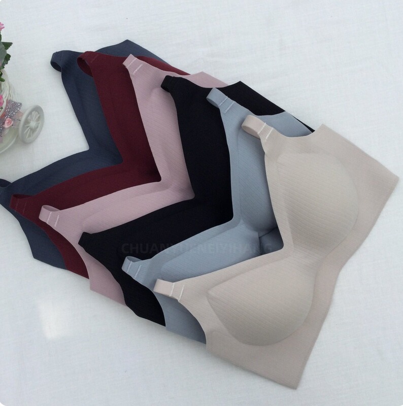Taiwan's Authentic Fluctuating One-Piece Wire-Free Push-Up Support for Secondary Breasts, Comfortable, Breathable and Sexy Underwear