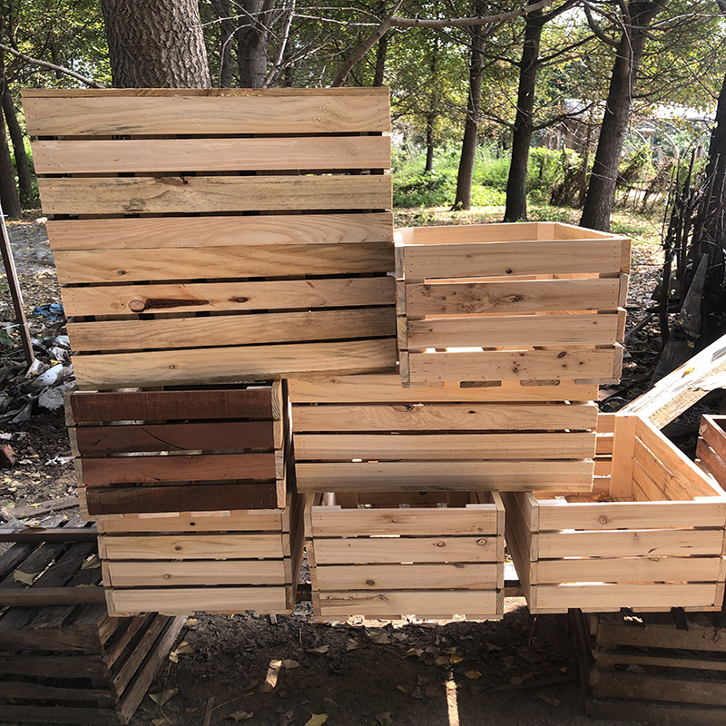 Solid Wood Crates, Rustic Old Wooden Boxes, Special Price Sale