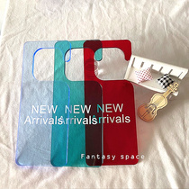 New product listing acrylic hanger brand ins Korean clothing store color listing advertising display board can be customized