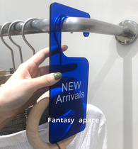 Korea INS clothing store new tag color acrylic promotion discount new sign display plate customization