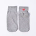 Mùa xuân và mùa thu mô hình vớ khử mùi cotton thể thao sinh viên tình yêu thêu ống nữ vớ cotton đôi kim vớ tất nữ cổ trung Bít tất nữ