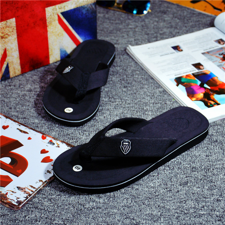 Mùa hè trượt flip phẳng flip flops dưới bọt giản dị bãi biển dép và dép nam của dép hở ngón triều sinh viên flip flops