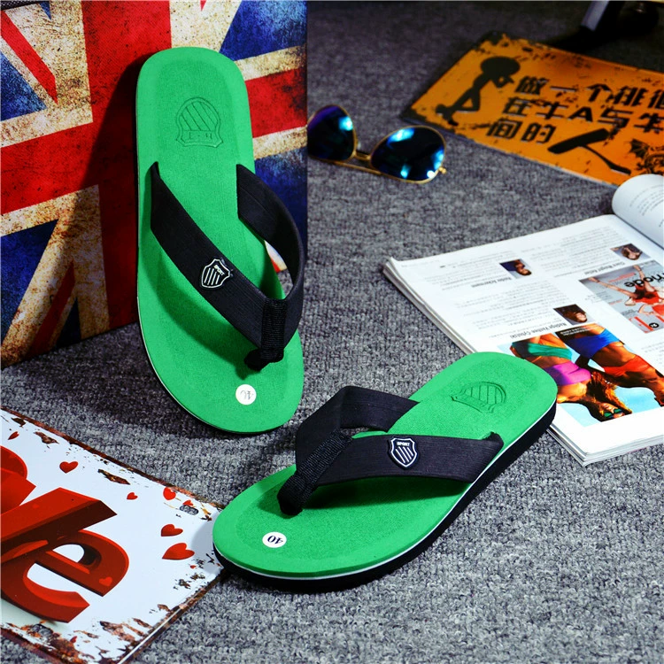 Dép đi trong nhà của nam giới Dép lê xốp mùa hè của nam giới Nhẹ dày chống trượt flip-flops Thanh niên ván ép dép đi trong nhà