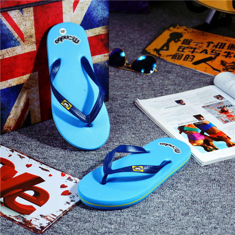 Mùa hè trượt flip phẳng flip flops dưới bọt giản dị bãi biển dép và dép nam của dép hở ngón triều sinh viên flip flops