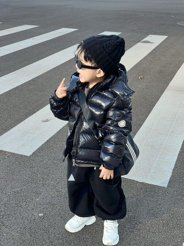 Children's Maya down Jacket 26Ss Winter New Style Lightweight Warm Waterproof Stain-Resistant Goose down Coat for Boys and Girls Trendy