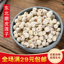 Selected mill leather lotus seed 350g fresh white lotus seed dry goods specie rice porridge silver ear lily and lotus seed spoon raw material