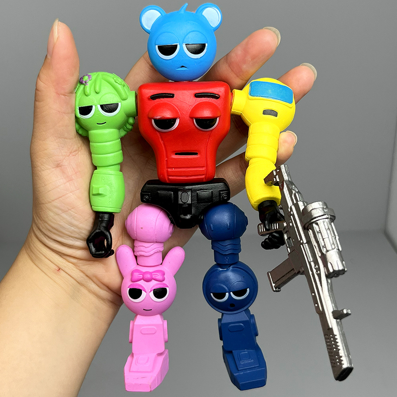 Sprunk Giant Rhythm Box Music Game Toy Model Little Tianruidi Fusion Robot Figure Gift