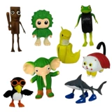 Модель бананового орангутана с подставкой, деревянный человечек-палочка, человечек-чайник, арбузный слон, полностью золотая игрушка «Классика гор и морей», детский подарок