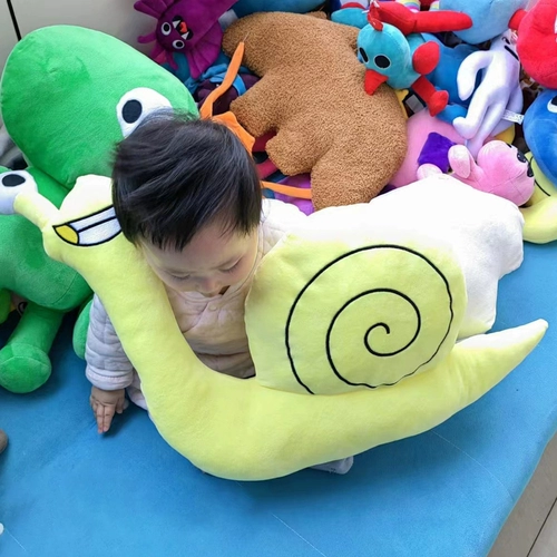 Большая кукла для детского сада, плюшевые улитки, игрушка, 50см