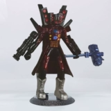 Новый продукт высотой 17 см, Титан-телевизор, человек с мечом и золотыми самурайскими часами, человек, аудио-человеческая фигурка, игрушка