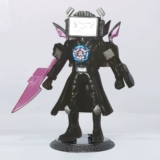 Новый продукт высотой 17 см, Титан-телевизор, человек с мечом и золотыми самурайскими часами, человек, аудио-человеческая фигурка, игрушка