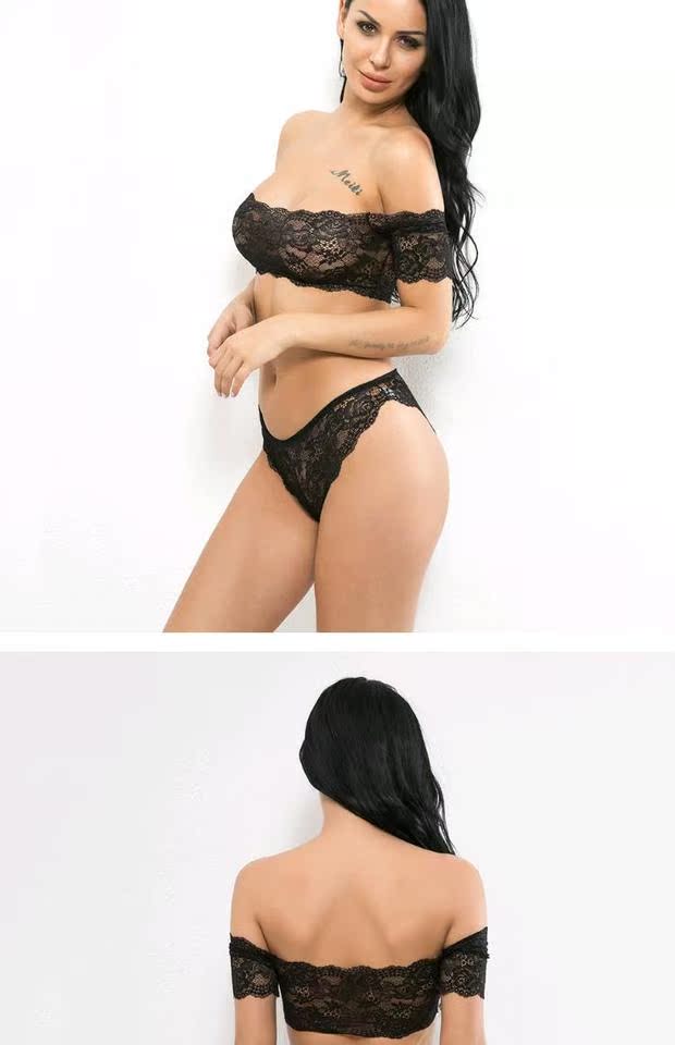 Mùa hè 2019 của phụ nữ mới Bộ bikini hai mảnh AliExpress ren nữ gợi cảm Bộ đồ lót gợi cảm - Bikinis đồ bơi nữ 2 mảnh