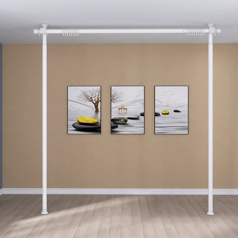 No-Drill Telescopic Rod, Floor-To-Ceiling Support Rod, Partition Rod, Floor-Standing Curtain Bracket, Rod, Partition Curtain Rack
