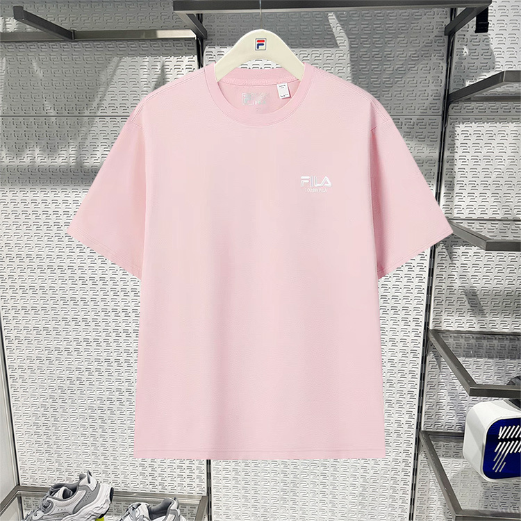 Fila Colorful Special Edition t Quick-Drying Sun Protection Couple's Short-Sleeved T-Shirt 2026 Summer New Men's Sports Tops for Women