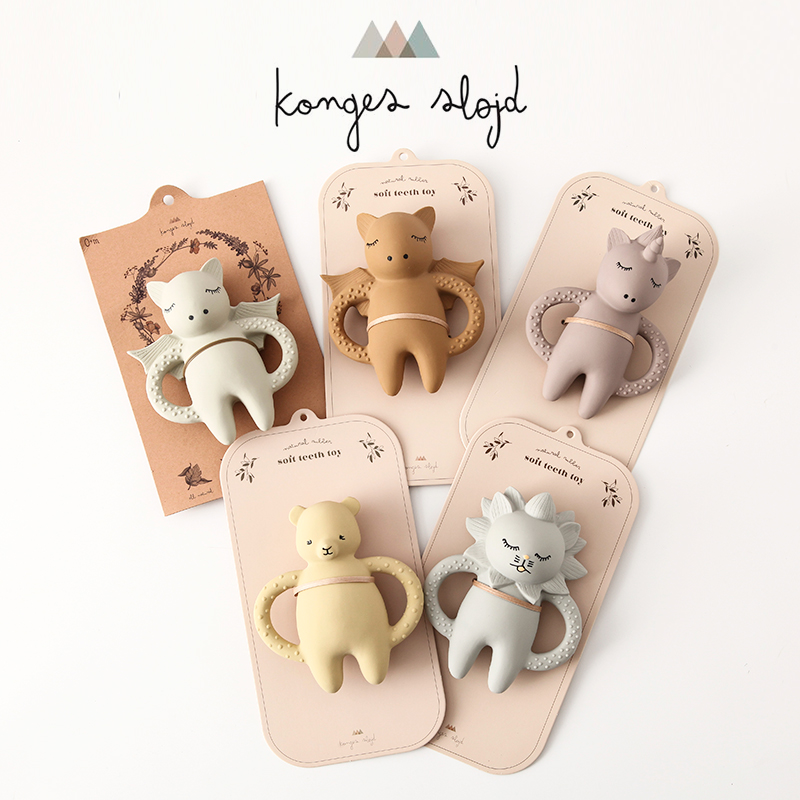 Little Home Spot Konges Slojd FW22 Autumn and Winter Baby Bite Rubber Goldfish