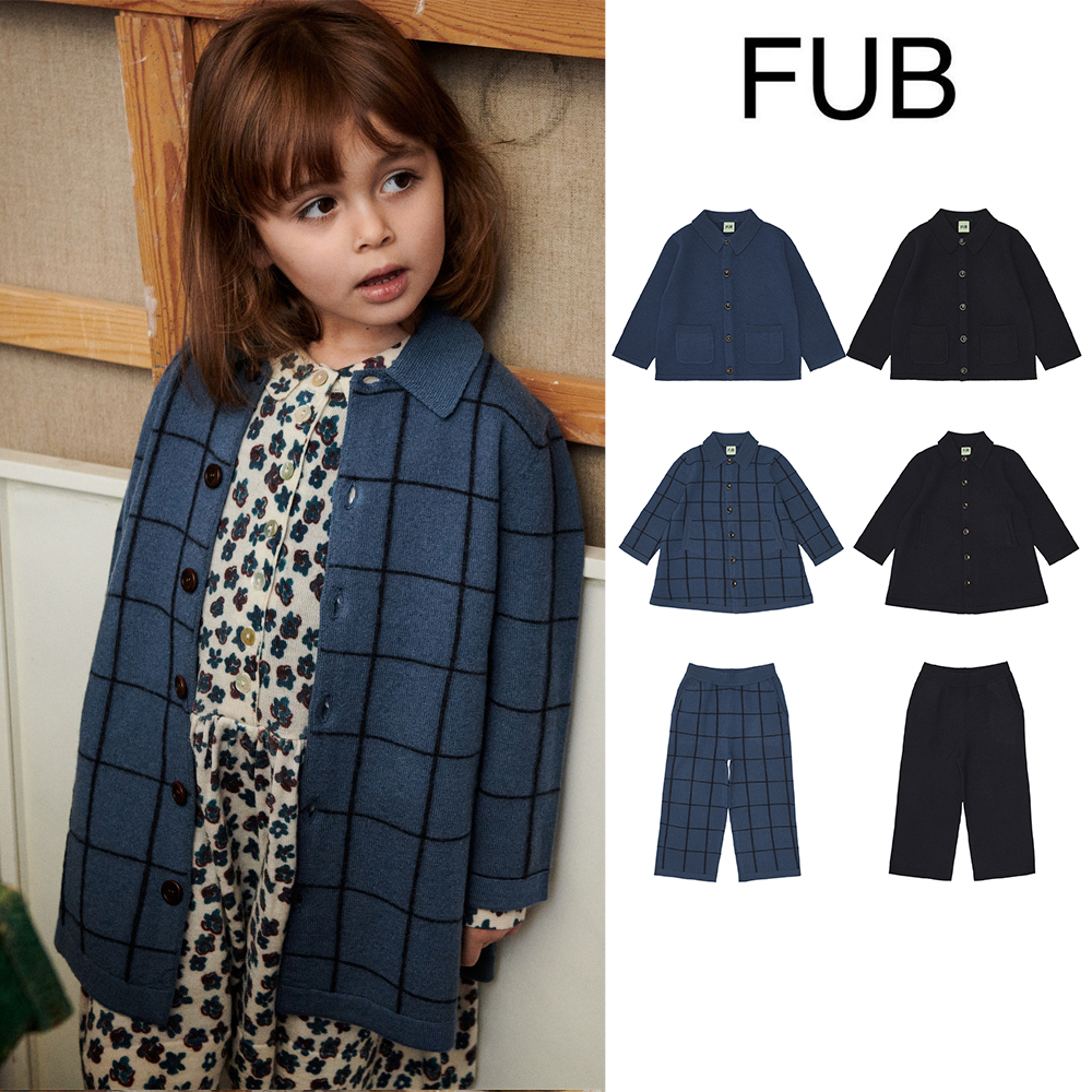 6Z does not refund to replace Denmark FUB FW 22 autumn and winter children baby wool warm leather coat long pants