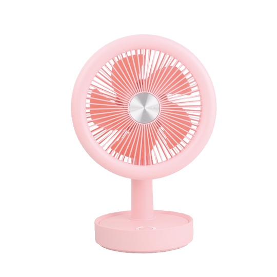 Desktop Brushless Oscillating Mini Fan, USB Rechargeable, Convenient for Student Dormitories, Offices, Bedside, Strong Wind with Adjustable Height