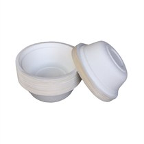 Disposable bowl paper bowl Household thickened pulp bowl Wedding wedding whole box batch Kindergarten painting manual diy