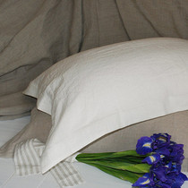 French linen pillowcase European envelope flash pleated buckle tie type export original special clearance